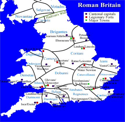 Roman Britain Map