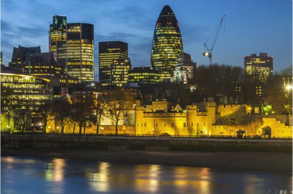 Tower of London at Night, London Canvas Prints