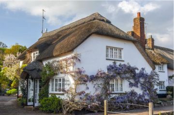 Thatched Cottage In Otterton, Devon Prints