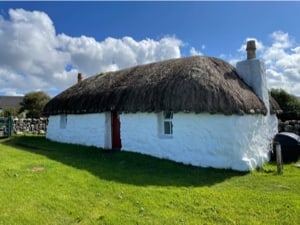 Thatched holiday cottage, Isle of Skye, Scotland