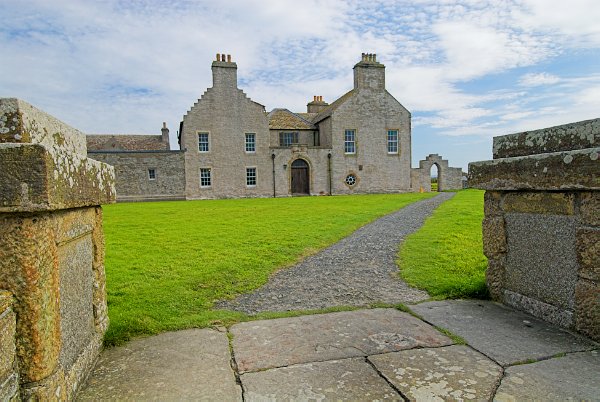 A very short walk from Skara Brae brings you to Skaill House, the best preserved 17th century house on Orkney. Photo of the Orkney Islands, Scotland.