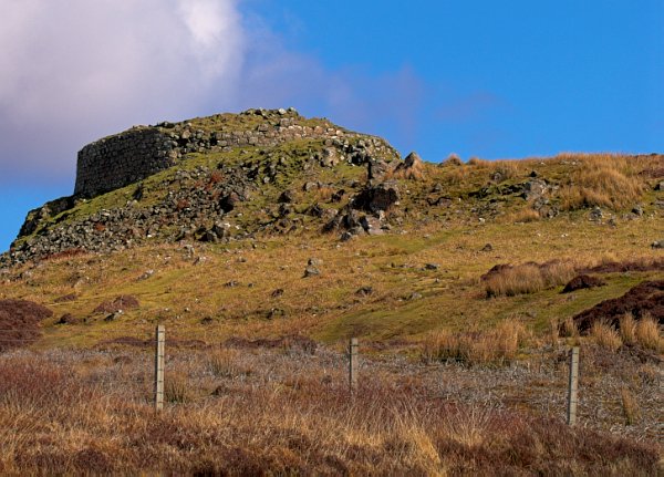 Another view of the Iron Age Broch of Dun Beag on the Isle of Skye, Scotland. Part of the Britain Express Travel and Heritage Picture Library, Scotland collection.