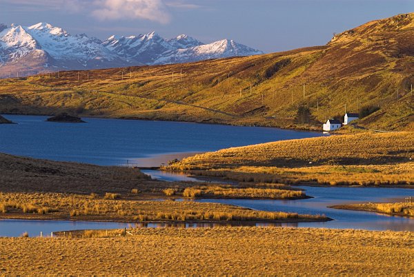 Loch Fada, Trotternish Peninsula. Stock photo of Loch Fada on the Isle of Skye, Scotland. Part of the Britain Express Travel and Heritage Picture Library, Scotland collection.