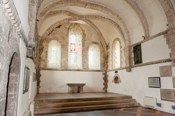 The Presbytery inside the priory church